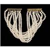 Image 2 : A NINE-STRAND PEARL BRACELET