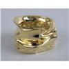 Image 2 : AN IPPOLITA 18K YELLOW GOLD AND DIAMOND FREE-FORM BAND RING
