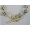Image 3 : A YELLOW AND WHITE GOLD ROPE-FORM LINK BRACELET