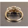 Image 5 : A 14K WHITE GOLD AND DIAMOND THREE-STONE RING