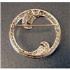 Image 3 : A PLATINUM AND DIAMOND CIRCLE BROOCH