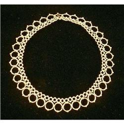 A TIFFANY 18KT YELLOW GOLD ROUNDEL NECKLACE
