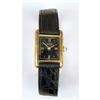 Image 1 : A LADIES CARTIER TANK QUARTZ DRESS STRAP WRISTWATCH
