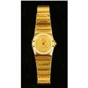 Image 1 : AN OMEGA 18KT YELLOW GOLD CONSTELLATION LADIES WRISTWATCH