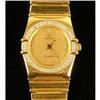 Image 2 : AN OMEGA 18KT YELLOW GOLD CONSTELLATION LADIES WRISTWATCH