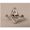Image 1 : A PLATINUM AND DIAMOND ENGAGEMENT RING