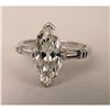 Image 2 : A PLATINUM AND DIAMOND ENGAGEMENT RING