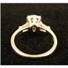 Image 3 : A 14K WHITE GOLD AND DIAMOND ENGAGEMENT RING