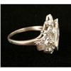 Image 2 : A PLATINUM AND DIAMOND COCKTAIL RING