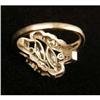Image 3 : A PLATINUM AND DIAMOND COCKTAIL RING