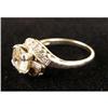 Image 2 : A 14K YELLOW GOLD AND DIAMOND RING
