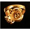 Image 3 : AN UNMARKED ROSE GOLD DIAMOND AND RUBY RING