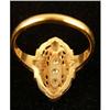 Image 3 : A 14K YELLOW GOLD AND DIAMOND RING
