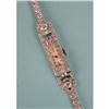 Image 2 : A PLATINUM AND DIAMOND BRACELET WRISTWATCH