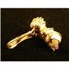 Image 4 : A PAIR OF 14K YELLOW GOLD, PEARL, DIAMOND AND RUBY EAR CLIPS