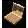 Image 4 : A TIFFANY 14K YELLOW GOLD AND RUBY HINGED-LID COMPACT