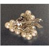 Image 4 : A PAIR OF WHITE GOLD, PEARL AND DIAMOND PINS