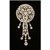 Image 1 : A PLATINUM AND DIAMOND BROOCH