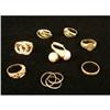 Image 1 : EIGHT YELLOW GOLD RINGS