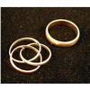 Image 2 : EIGHT YELLOW GOLD RINGS