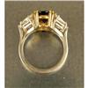 Image 3 : A PLATINUM, 18K YELLOW GOLD, SAPPHIRE AND DIAMOND RING