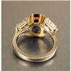 Image 4 : A PLATINUM, 18K YELLOW GOLD, SAPPHIRE AND DIAMOND RING