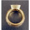 Image 3 : A MORELLI 18K YELLOW GOLD, PINK TOURMALINE AND DIAMOND RING