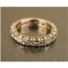 Image 1 : A PLATINUM AND DIAMOND ETERNITY BAND