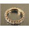 Image 3 : A PLATINUM AND DIAMOND ETERNITY BAND