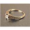 Image 2 : AN 18K WHITE GOLD AND DIAMOND RING