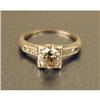 Image 1 : A PLATINUM AND DIAMOND ENGAGEMENT RING