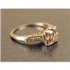 Image 2 : A PLATINUM AND DIAMOND ENGAGEMENT RING