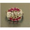 Image 1 : A TIFFANY PLATINUM, DIAMOND AND RUBY RING