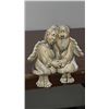 Image 1 : CERAMIC GRANDMA & GRANDPA ANGELS 6" X 6.5"