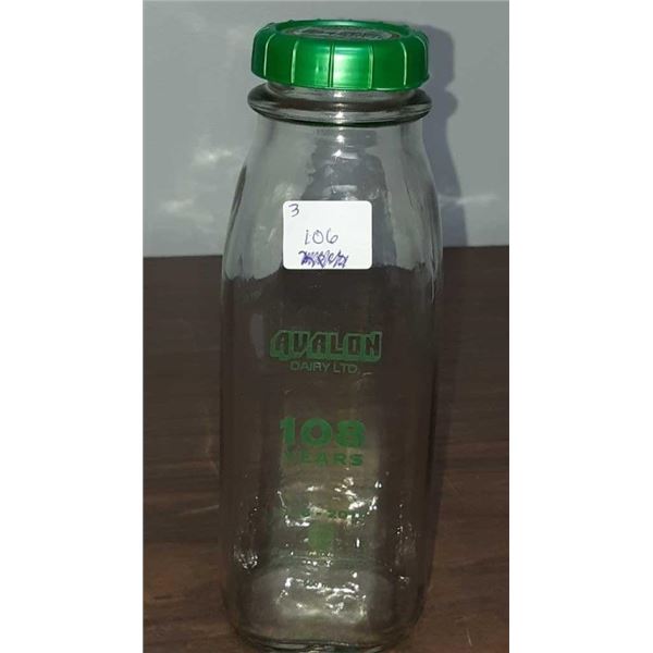 PAIR OF MILK BOTTLES