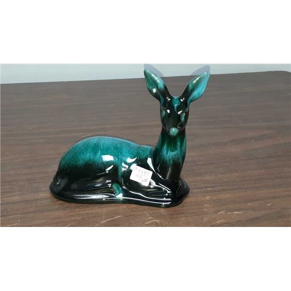 BLUE MOUNTAIN POTTERY DEER 7" X 7.5"