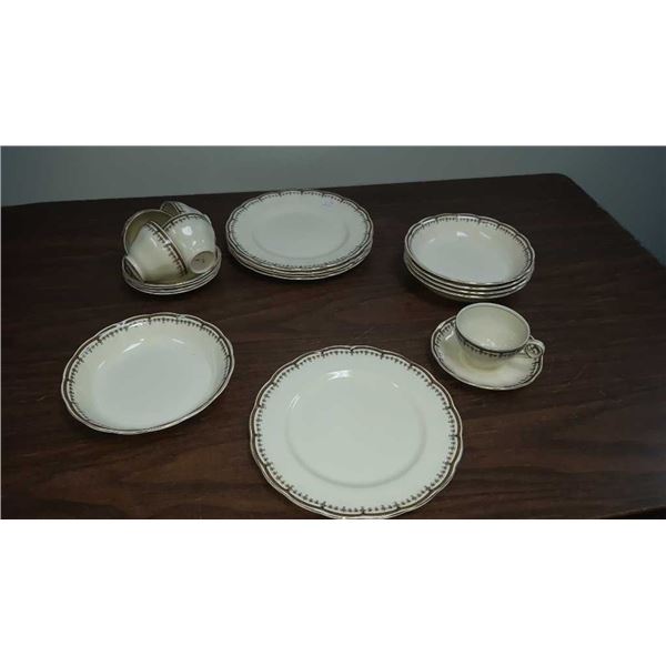 Antique set of grindley creampetal Portman China made in England 20 pieces