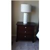 Image 1 : Wood nightstand 27.75 in by 17.75 in by 27.75 in