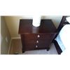 Image 3 : Wood nightstand 27.75 in by 17.75 in by 27.75 in