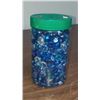Image 1 : Peanut butter Jar full of glass beads 3.5 in by 6.5 in