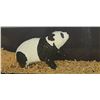 Image 4 : VINTAGE ORIENTAL BAMBOO PANDA SCULPTURE 19.75" X 9.5" X 2.25"