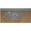 Image 1 : ANTIQUE CRYSTAL FRUIT BOWL 9.75" X 4.5"