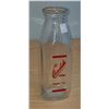 Image 1 : ANTIQUE "CLARESHOLM DAIRY" CREAM BOTTLE 8" TALL