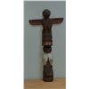 Image 1 : ANTIQUE 1928 HAIDA TOTEM POLE CARVED BY JIMMY CODFACE