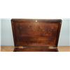 Image 6 : ANTIQUE HANDMADE WOOD CHEST 21" X 13.5" X 9.5" SOME DAMAGE