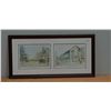 Image 1 : PAIR OF FRAMED STEPHEN AVENUE PRINTS BY JIM LITTLE 1910 & 2000