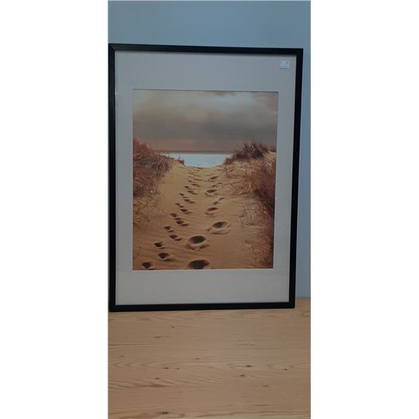 FOOTPRINTS IN THE SAND PRINT 20.5" X 28.5"