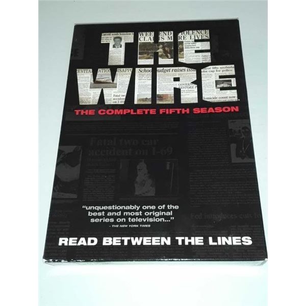The wire the complete fifth season DVDs