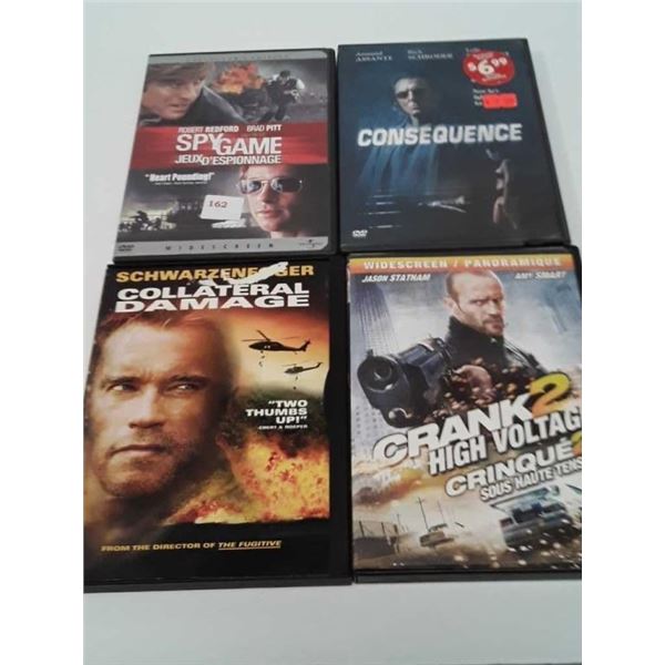 4  Action DVDs