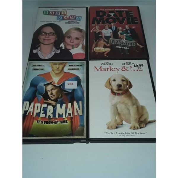 4 comedy DVDs